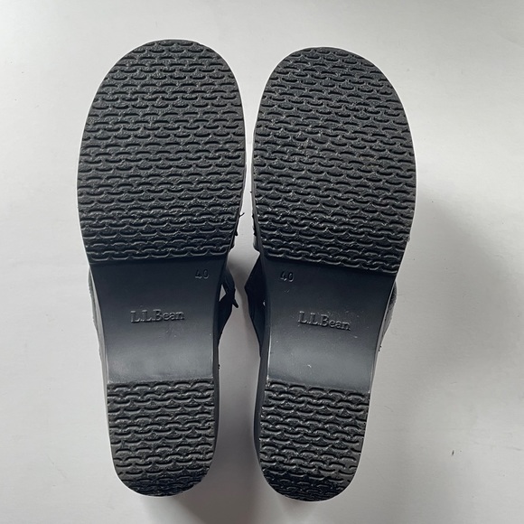 LL Bean women’s black leather sandals Sz 8 - Picture 5 of 5